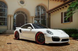 Porsche 911 Turbo S by Fish Espinel on ADV.1 Wheels (ADV7TSCS) 2015 года